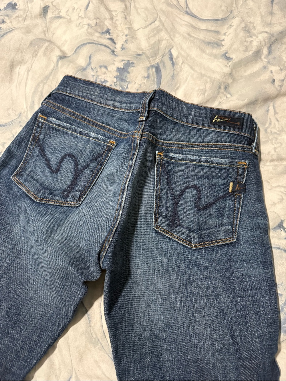 Vintage Citizens Of Humanity Kelly Bootcut Jeans with Signature Pocket Sitching